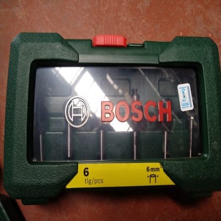 Bosch Router Bits - Set of 6pcs, 6mm Shank