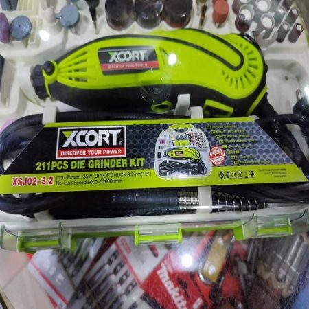 XCORT Die Grinder Kit With Mini Drill - 211 pcs