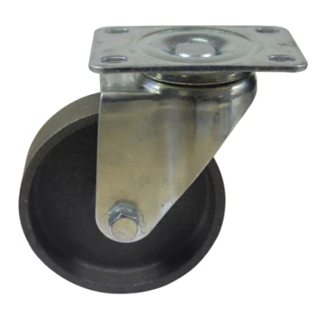 High-Capacity 3inch Metal Wheel Caster with Swivel Plate