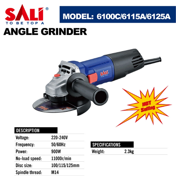 Sali 6125A Angle Grinder - 900W, 125mm