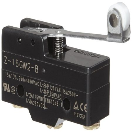 Omron Z-15GW2-B Roller Lever Limit Switch - 15A, 250V