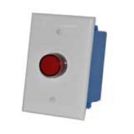 Red Panel Mount Indicator Light with Screw Terminals
