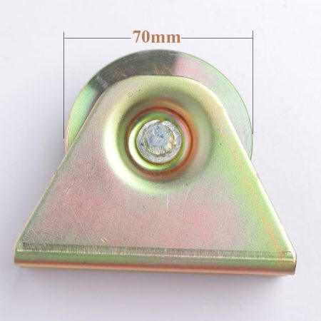 70mm Sliding Gate Caster with V-groove Metal Wheel