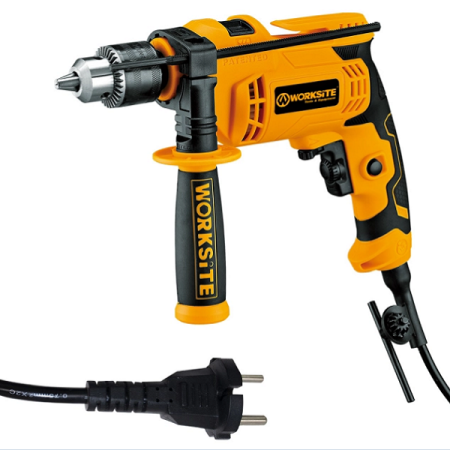 13mm Electric Impact Drill - ½inch Chuck, 710W, Pistol-Grip - WORKSITE EID448