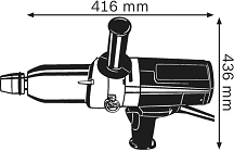 Professional Impact Wrench - 800W - Bosch GDS 24