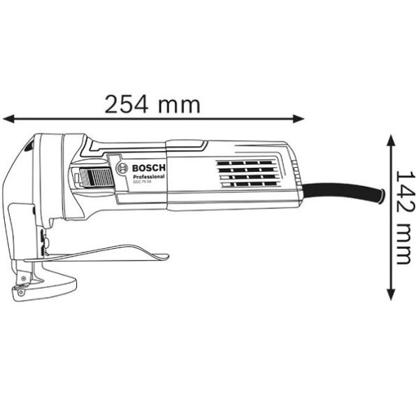 1.6mm Professional Shear - Bosch GSC 75-16