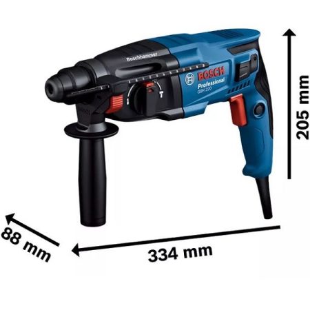 22mm Rotary Hammer with SDS plus - 720W - Bosch GBH 220