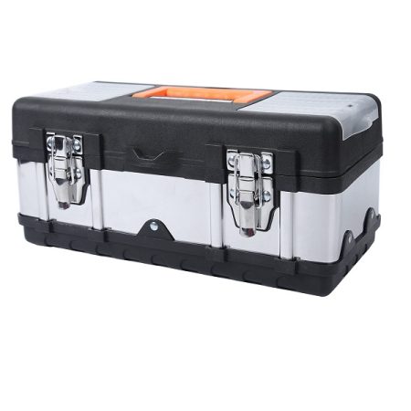 16 inch Tool Box with Built-in Removable Tray & Transparent Top - Finder 194204