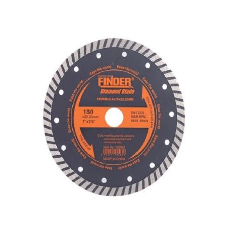 180mm Turbo Diamond Cutting Disc - 7 inch - Finder 195561