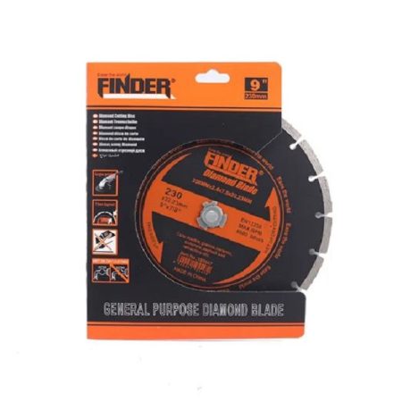 230 mm Dry Diamond Cutting Disc - 9 inch - Finder 195547