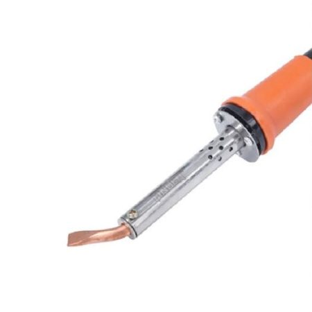 30W Electric Soldering Iron-Bent Flat Tip - Finder 194806