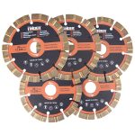 5PCS Diamond Cutting Disc Set - 125-129-135mm - Finder 196638