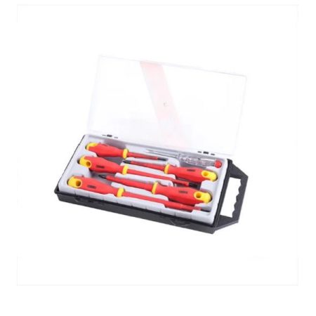 6PCS VDE Screwdriver Set - SL3x75, SL6x125, SL8x150, PH1x75, PH2x100 - Finder 193085