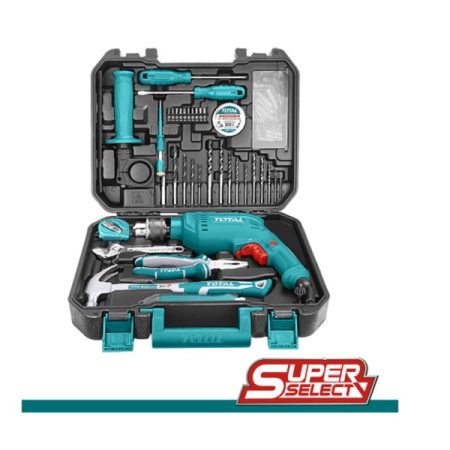 115 Pcs Tools Set with 1 x 680W 13mm Impact Drill - Total THKTHP1152