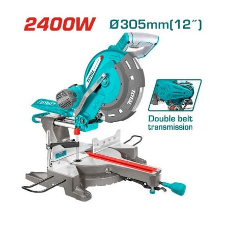 12 inch Mitre Saw - 2400W, 305mm - TOTAL TS42183057