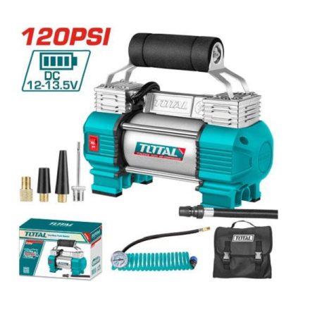 120PSI Auto Air Compressor - 8Bar, 12V- TOTAL TTAC2506