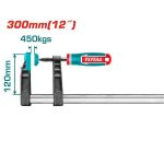 12inch F Clamp with Plastic Handle -300mm, 450kG- TOTAL THT1321201