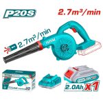 20V Cordless Blower with 2.0Ah Battery Pack and Charger - Total TABLI200281