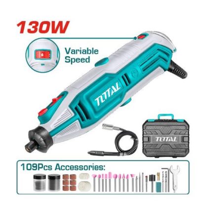 3.2mm Mini Grinder with 109 Pieces of Accessories - 130W- Total TG513326