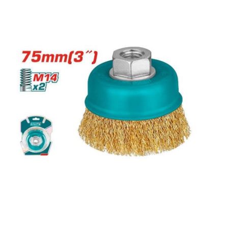 3inch Wire Cup Brush -75mm- TOTAL TAC32031