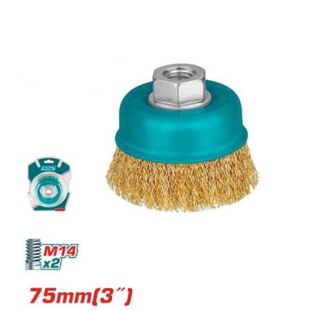 3inch Wire Cup Brush -75mm- TOTAL TAC32031