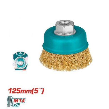 5inch Wire Cup Brush -125mm- TOTAL TAC31051