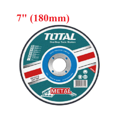 7 inch (180mm) Abrasive Metal Cutting Disc - TOTAL TAC2211802