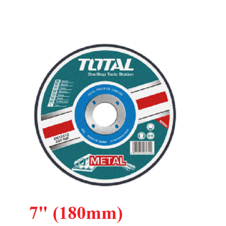 7 inch (180mm) Abrasive Metal Cutting Disc - TOTAL TAC2211802