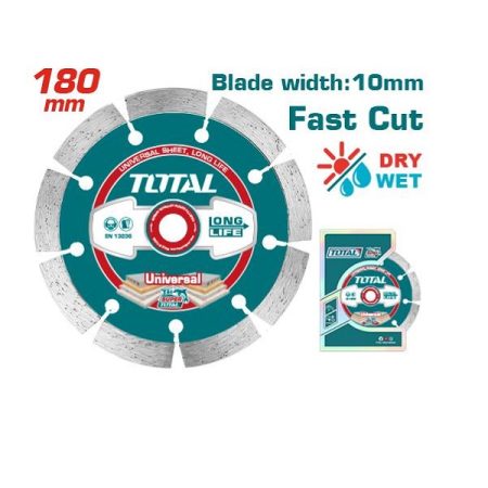 7 inch (180mm) Dry Diamond Disc - TOTAL TAC2111803