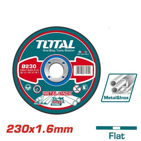 9inch (230mm) Abrasive Metal Cutting Disc - TOTAL TAC2162301