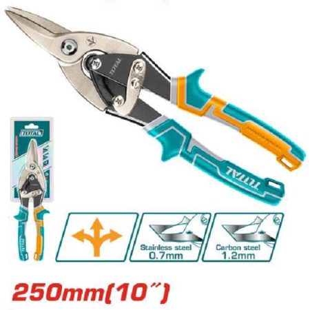 10 inch Aviation Tin Snip - Straight, 250mm - TOTAL THT522106