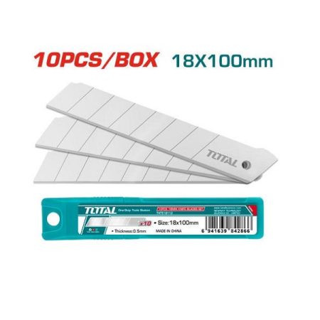 10 Pcs 18mm Knife Blades Set - TOTAL THT519112