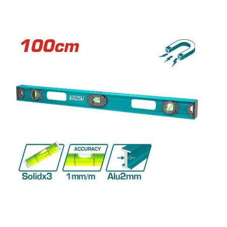 100cm Spirit Level With Magnet - TOTAL TMT210026