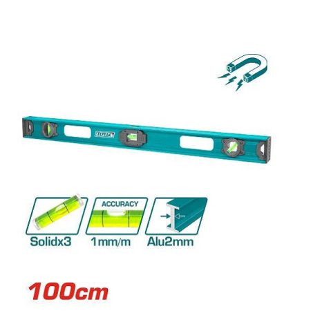 100cm Spirit Level With Magnet - TOTAL TMT210026