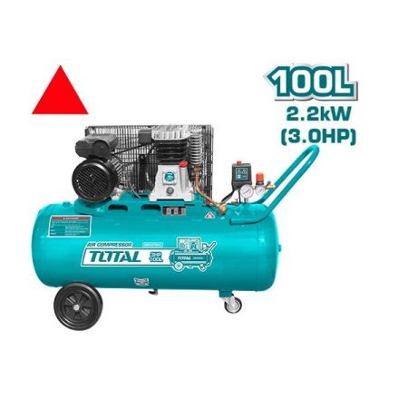 100L 3HP Air Compressor - TOTAL TC1301006-8