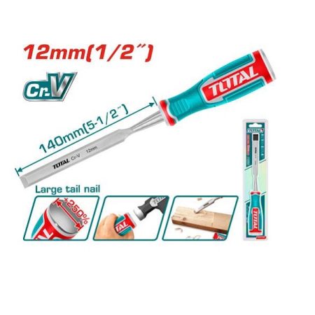 12x140mm Wood Chisel - TOTAL THT41126