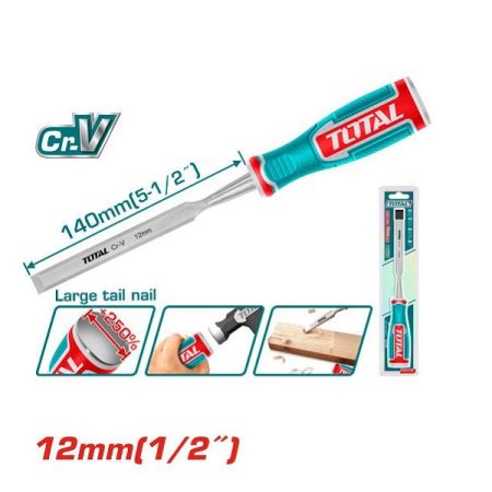 12x140mm Wood Chisel - TOTAL THT41126