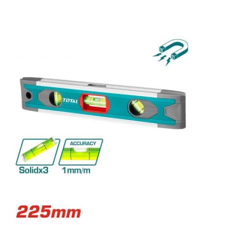 225mm Mini Spirit Level (Magnetic) - TOTAL TMT2235