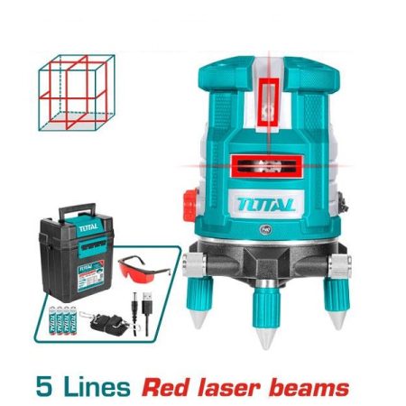 30m Self-leveling Line Laser (Red laser beams, Without tripods) - TOTAL TLL306505