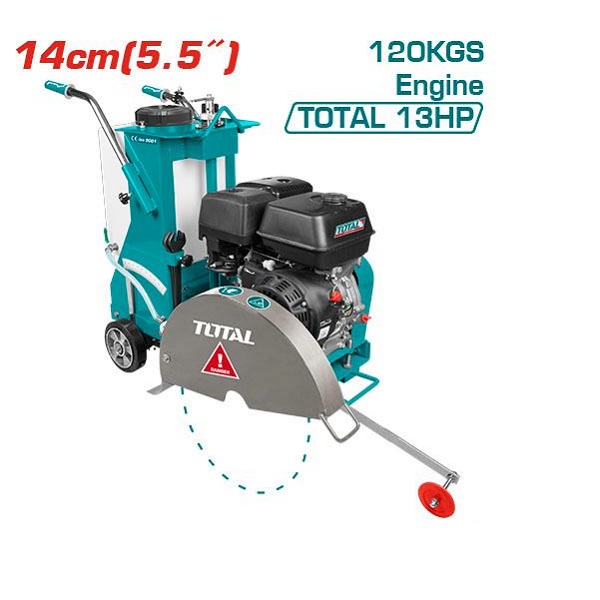 5.5inch (14cm) Gasoline Floor Saw - TOTAL TP1016-2