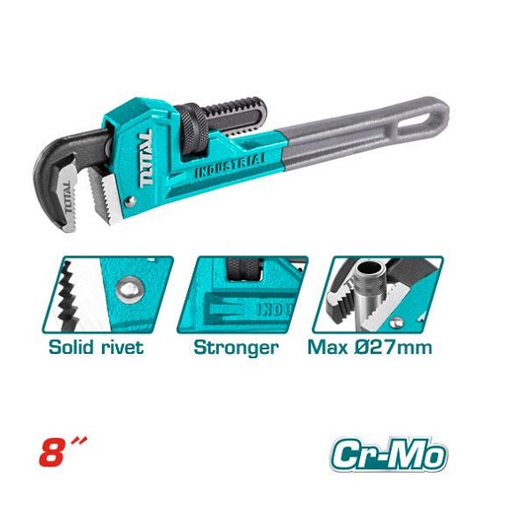 8inch Pipe Wrench – 200mm – TOTAL THT170806