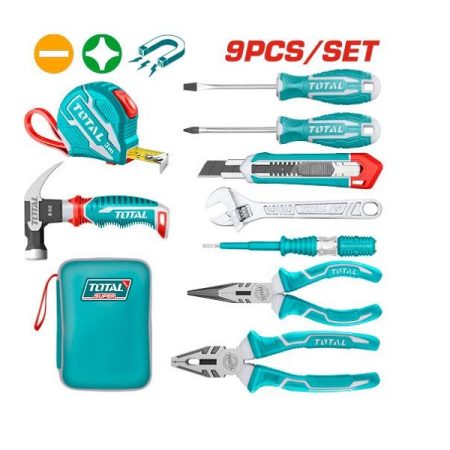 9 Pcs Hand Tools Set - Total THKTHP90097