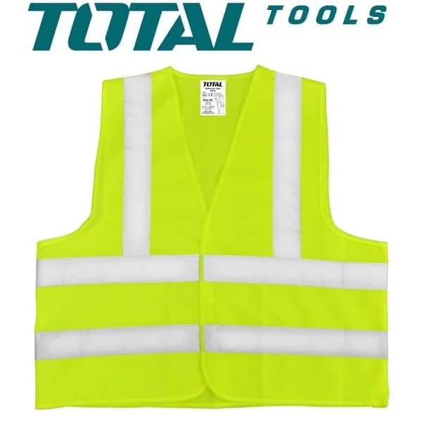 XL Yellow Reflective Vest - TOTAL TSP502