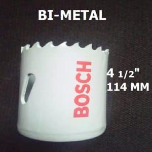 114mm Holesaw for Standard Adapters – Bosch 2608580444 HSS BI-METAL Hole saw - 2 608 580 444