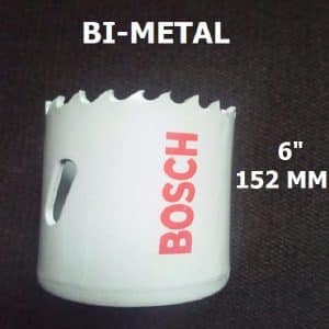 152mm Holesaw for Standard Adapters – Bosch 2608580448 HSS BI-METAL Hole saw - 2 608 580 448