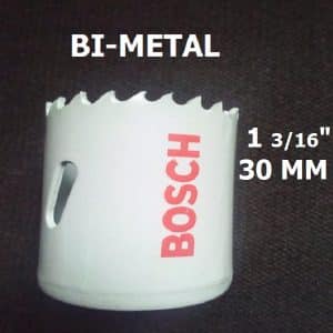 30mm Holesaw for Standard Adapters – Bosch 2608580407 HSS BI-METAL Hole saw - 2 608 580 407