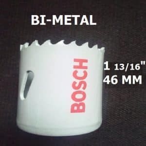 46mm Holesaw for Standard Adapters – Bosch 2608580417 HSS BI-METAL Hole saw - 2 608 580 417