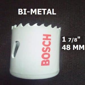 48mm Holesaw for Standard Adapters – Bosch 2608580418 HSS BI-METAL Hole saw - 2 608 580 418