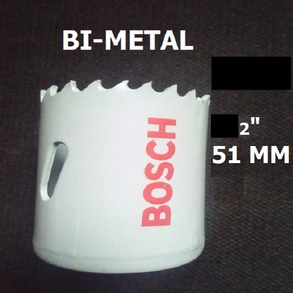 51mm Holesaw for Standard Adapters – Bosch 2608580419 HSS BI-METAL Hole saw - 2 608 580 419