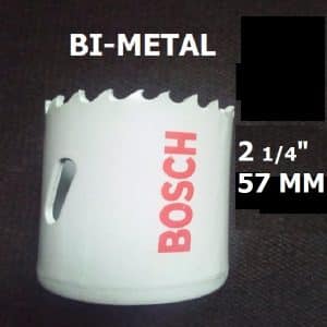 57mm Holesaw for Standard Adapters – Bosch 2608580423 HSS BI-METAL Hole saw - 2 608 580 423